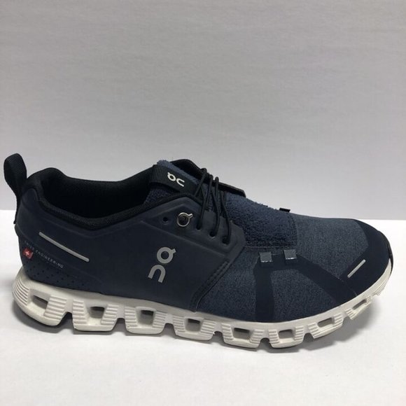On Men’s Cloud 5 Terry, Navy Running Shoes, Size 8.5M